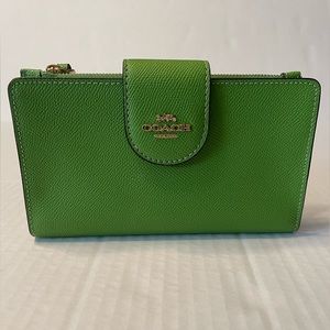 Coach Cross Grain Tech Phone Wallet/Wristlet